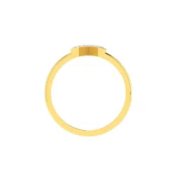 dishis Yellow Gold Diamond Band Ring image 4