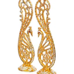 ecraftindia Couple Peacock Showpiece image 4
