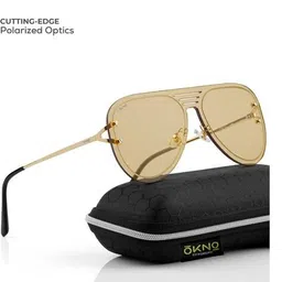 eyewearlabs Men Full-Rim Frame Aviator Sunglasses image 4