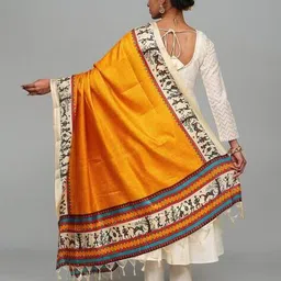 exotic india Women Printed Dupatta image 4
