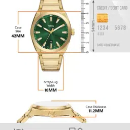 fossil Men Everett Water-Resistant Analogue Watch-FS6090 image 4