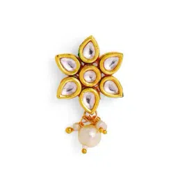 priyaasi Women Gold-Plated Kundan-Studded Necklace & Earrings Set image 4