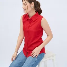 leia Women Regular Fit Classic Shirt image 4