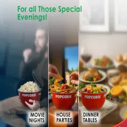 wonderchef Ambrosia Stainless-Steel Popcorn Bowl image 4