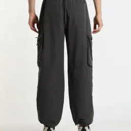 altheory sport by azorte Solid Utility Cargo Pants image 4