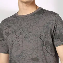 dnmx Men Graphic Print Regular Fit Crew-Neck T-Shirt image 4