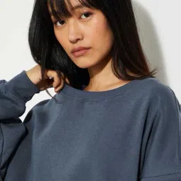 max Women Boxy Cropped Sweatshirt image 4