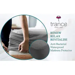 trance home linen Ultra Soft Terry King Size Waterproof Mattress Protector image 4