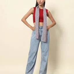 trend arrest Women Floral Print Scarf image 4