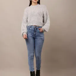 nobarr Women Round-Neck Pullover with Full Sleeves image 4