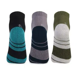 bonjour Men Pack of 3 Knitted Ankle-Length Socks image 4