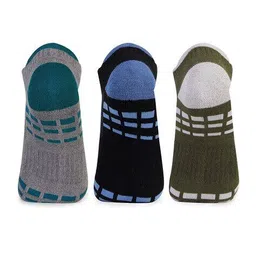 bonjour Men Pack of 3 Knitted Ankle-Length Socks image 4