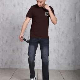 Shein Ankle Length Fly With Button Closure Mid Wash Jeans image 4