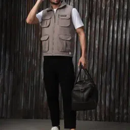 high star Men Micro Print Jacket image 4