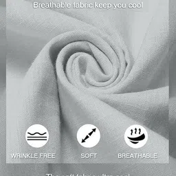 folgen Men Regular Fit Short Kurta with Mandarin Collar image 4