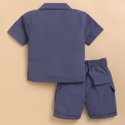 little collars Boys Suit Set with Flap Pockets image 4
