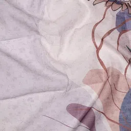 muffly Women Floral Print Unstitched Dress Material image 4