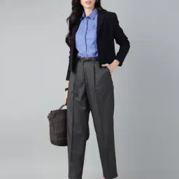 hancock Men Straight Fit Trousers with Slip Pockets image 4