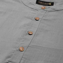vida loca Men Slim Fit Short Kurta image 4