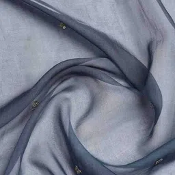 mbz.in by meena bazaar Women Embroidered Unstitched Dress Material image 4