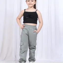 neudis Girl Slim Fit Cargo Pants image 4