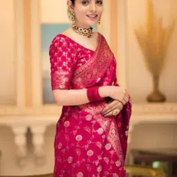 zikaraa Pure Banarasi Silk Zari Saree image 4