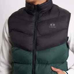 la martina Colourblock Quilted Zip-Front Gillet image 5