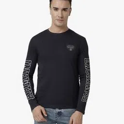 armani exchange Full Sleeves T-Shirt with Shield Logo-picture-24