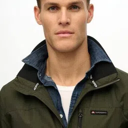 superdry Men Windbreaker Regular Fit Bomber Jacket image 5