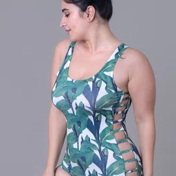 Keepfit Floral Printed Medium Coverage Swimwear image 2