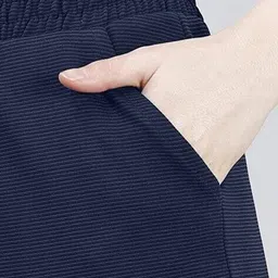 leewan Women Striped Fitted Track Pants image 5