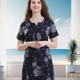 quira Women Self-design Nightgown image 5