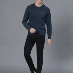 red tape Men Regular Fit Round-Neck Pullover image 5