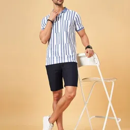 byford by pantaloons Men Mid Rise Slim Fit Shorts image 5