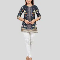 sareeswarg Floral Kurti image 5