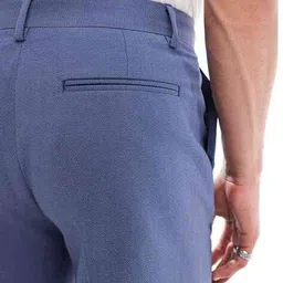 asos design Men Straight Fit Flat-Front Trousers image 5