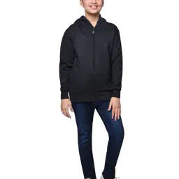 pixie n prince Girls Regular Fit Hooded Neck Sweatshirt  image 5