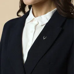 allen solly Women Patterned Double-Breasted Blazer image 5