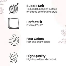 haus & kinder  Cotton Knitted Bubble Cushion Covers  image 5