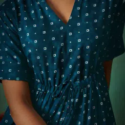 flowervelly Women Tie & Dye A-Line Dress image 5