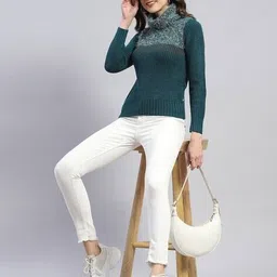 monte carlo Women Knitted High-Neck Pullover image 5