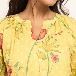 rangmanch by pantaloons Women Abstract Kurta image 5