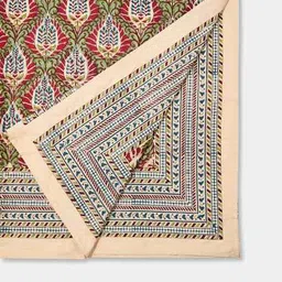 fabindia 120 TC Printed King Size Bed Cover image 5