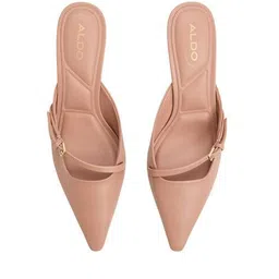 aldo Women Slip-On Pumps with Slim Buckle Belt image 5