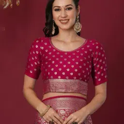 satrani Women Silk Blend Saree image 5