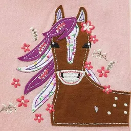 oh rare Girls Cotton Embroidery Shorts image 5
