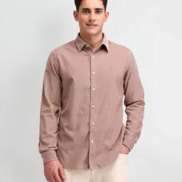us polo assn. Men Patterned Slim Fit Cotton Shirt image 5