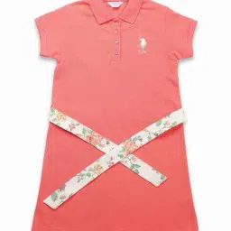 u.s. polo assn. Girls Short Sleeve A-line Dress image 5
