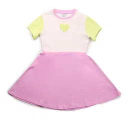 u.s. polo assn. Girls Colour-block Fit and Flare Dress image 5