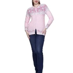 chatanya Women Floral Pattern Cardigan image 5